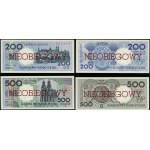 Polska, komplet nieobiegowych banknotów z serii miasta polskie, 1.03.1990