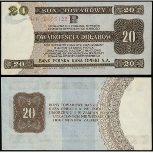 Polen, 20-Dollar-Gutschein, 1.10.1979