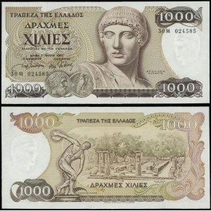 Grecja, 1.000 drachm, 1.07.1987