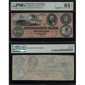 United States of America (USA), $2, 1850-1860
