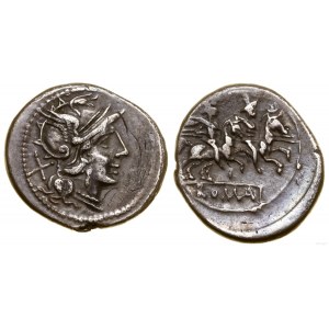 Roman Republic, anonymous denarius, after 211 BC, Rome
