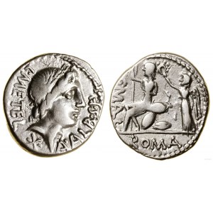 Republika Rzymska, denar, 96 pne, Rzym