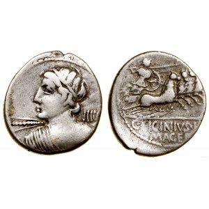 Republika Rzymska, denar, 84 pne, Rzym