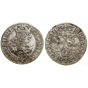 Poland, sixpence, 1663 AT, Kraków