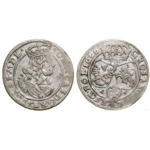 Poland, sixpence, 1666 AT, Bydgoszcz