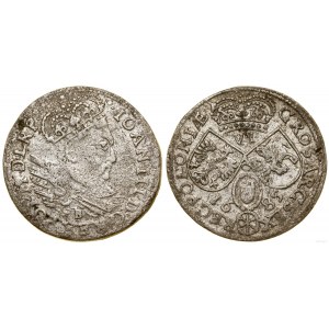 Polska, szóstak, 1685 B, Kraków