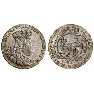 Poland, sixpence, 1756 EC, Leipzig
