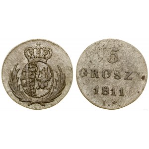 Polska, 5 groszy, 1811 IS, Warszawa