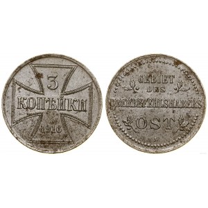 Poland, 3 kopecks, 1916 A, Berlin