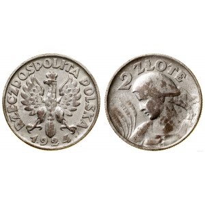 Polska, 2 złote, 1924 H, Birmingham