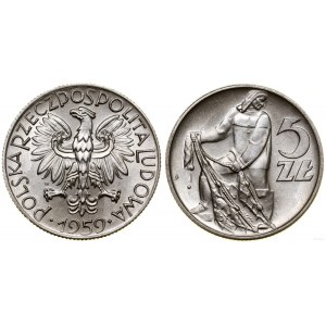 Polska, 5 złotych, 1959, Warszawa
