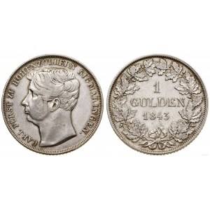 Niemcy, 1 gulden, 1843