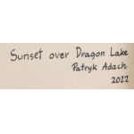 Patryk Adach (geb. 1994), Sonnenuntergang über dem Drachensee, 2022