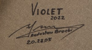 Radosław Brocki (ur. 1969), Violet, 2022