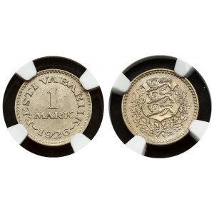 Estonia 1 Mark 1926 NGC MS 62