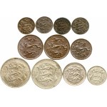 Estonia 1 - 50 Senti (1929-1936) Lot of 11 Coins