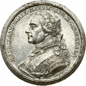 Latvia Courland Medal ND (1777) Marshal Moritz