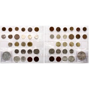 Latvia & Estonia 1 Santims - 5 Lati & 1 Mark - 20 Senti (1922-2009) Lot of 25 Coins