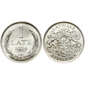 Latvia 1 Lats 1924