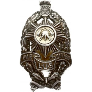 Latvia Union of Latvian Firemen Badge for Zeal (1930) Riga