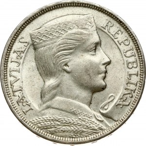 Latvia 5 Lati 1932