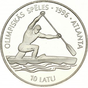 Latvia 10 Latu 1994 Dedicated to the Atlanta Olympic