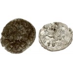 Lithuania Denars 1553? & 1555 Vilnius Lot of 2 Coins