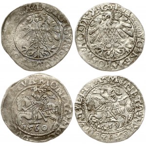Lithuania Polgrosz 1559 & 1560 (R) Vilnius Lot of 2 Coins