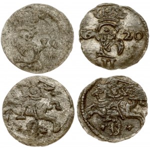Lithuania Dwudenar 1620 Vilnius Lot of 2 Coins