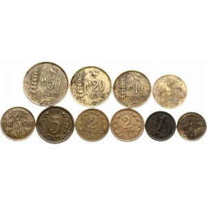 Lithuania 1 - 50 Centų (1925-1936) Lot of 10 Coins