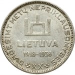 Lithuania 10 Litų (1918-1938) 20th Anniversary of Republic