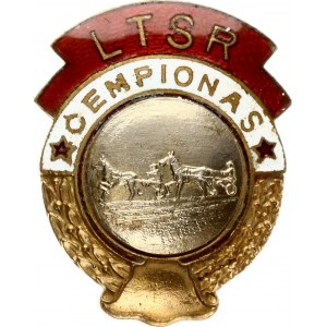 Latvia Badge LTSR Equestrian Champion (1948-1952)