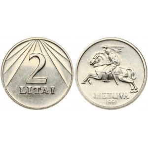 Lithuania 2 Litai 1991