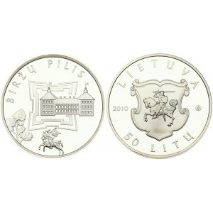 Lithuania 50 Litų 2010 Biržai Castle PCGS PR 69 DCAM MAX GRADE