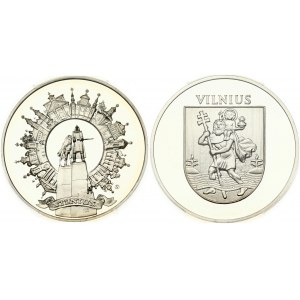 Lithuania Medal ND (2016) Vilnius - City of Gediminas PCGS SP 68 MAX GRADE
