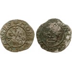 Riga Schilling 1570 and fyrk Stockholm Lot of 2 Coins