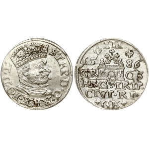 Poland Trojak 1586 Riga (R)