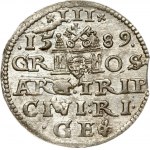 Poland Trojak 1589 Riga (R1)