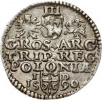 Poland Trojak 1590 Olkusz (R1)
