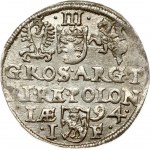 Poland Trojak 1594 Olkusz (R1)