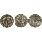 Poland Grosz 1626-1627 Gdansk Lot of 3 Coins