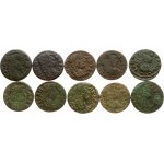 Poland Szelag (1661-1665) Lot of 10 Coins