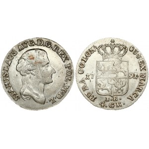 Poland Zloty (4 Groszy) 1791 EB
