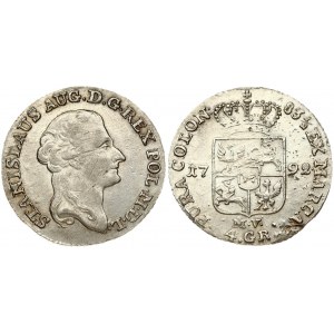 Poland Zloty (4 Groszy) 1792 MV