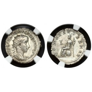 Roman Empire AR Antoninianus Gordian III (238-244) NGC Ch XF