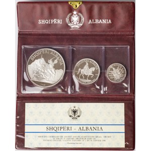 Albania 5 - 25 Lekë 1968 500th Anniversary of Skanderbeg's Death - Skanderbeg's Victory over the Turks SET Lot of 3 Coins