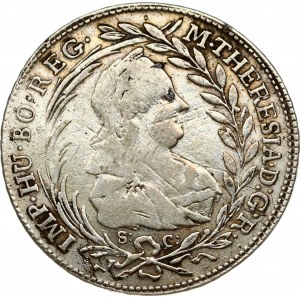 Austria BURGAU 20 Kreuzer 1772 S C