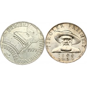 Austria 50 & 100 Schilling 1959 & 1973 Commemorative issue Lot of 2 Coins
