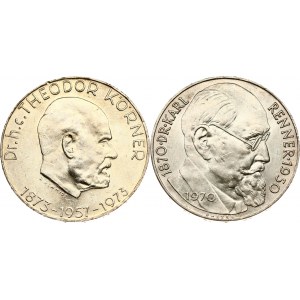 Austria 50 Schilling 1970 & 1973 Commemorative issue Lot of 2 Coins