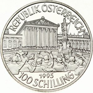 Austria 100 Schilling 1995 First Republic